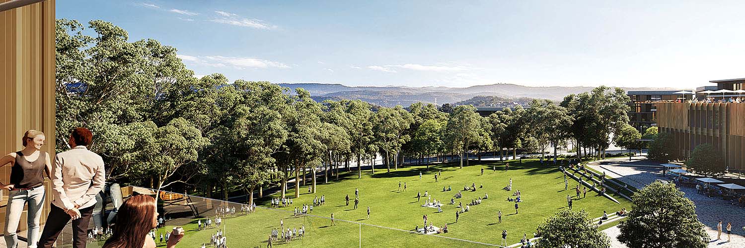 Artist's impression of Frenchs Forest concept proposal.