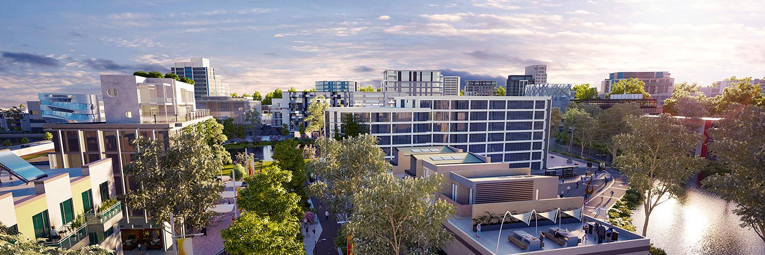 Artist's impression of Western Sydney Aerotropolis.