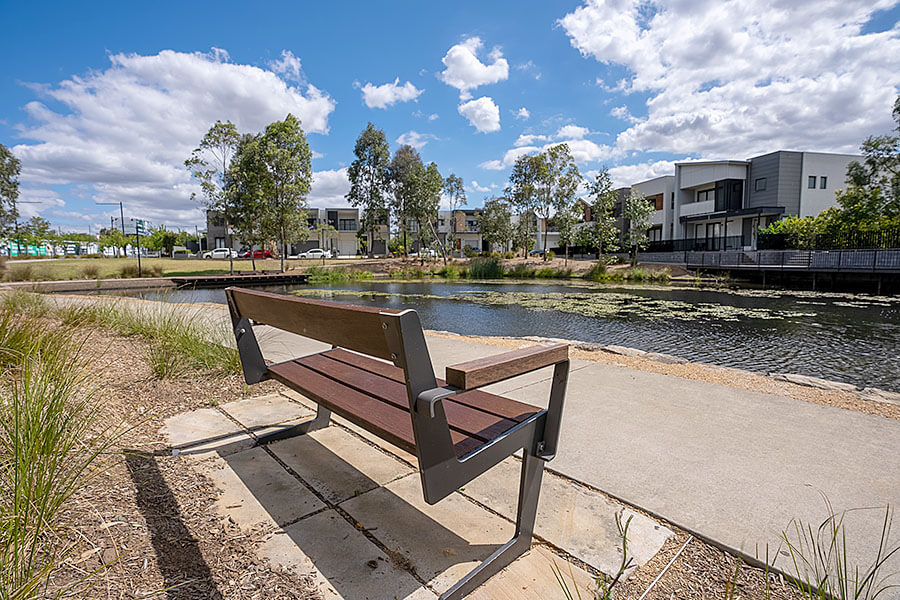 Fairwater, NSW – Example of dual occupancy housing.