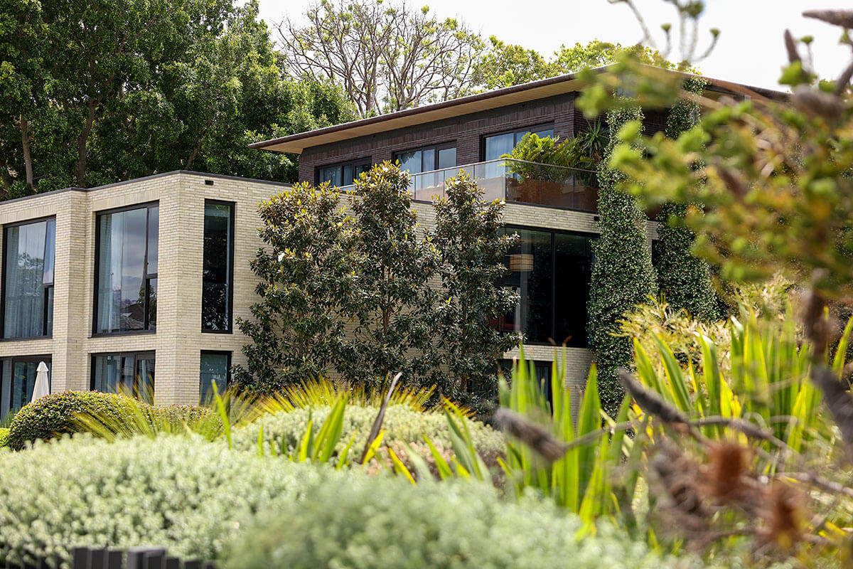 A mid-rise apartment building at Hunters Hill NSW.