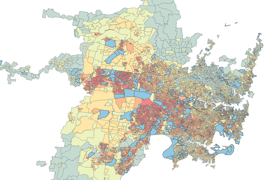 Urban heat and greening insights heat map preview